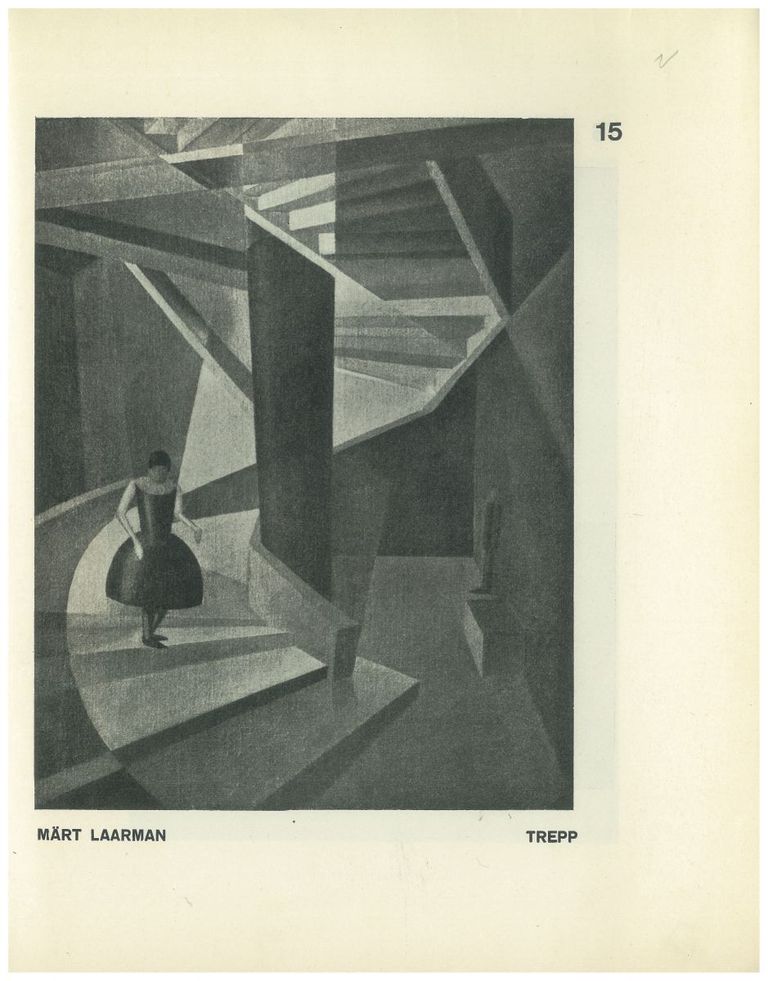 Märt Laarman. Trepp. 1925. Õli