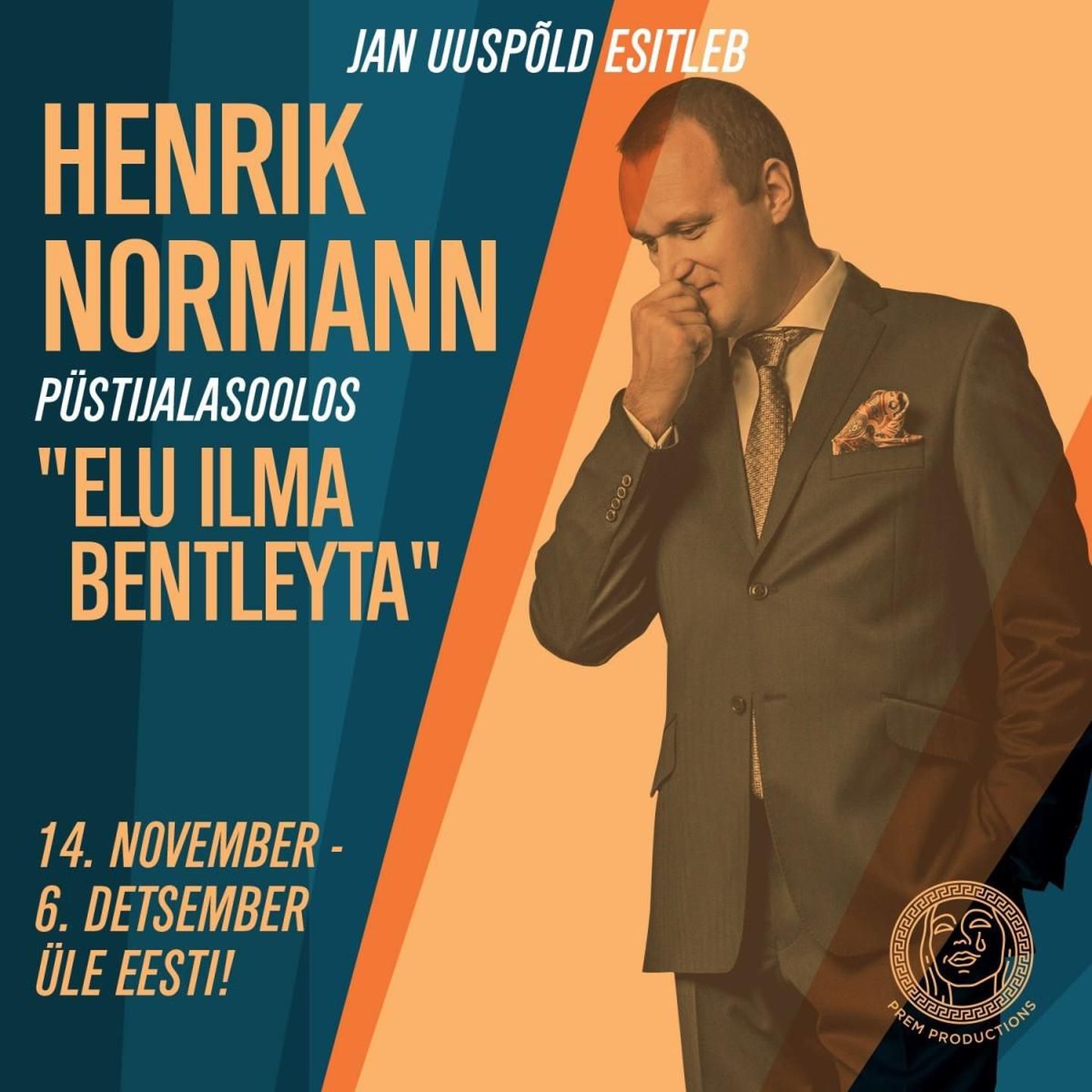 Henrik Normann püstijalasoolos 'Elu ilma Bentleyta'