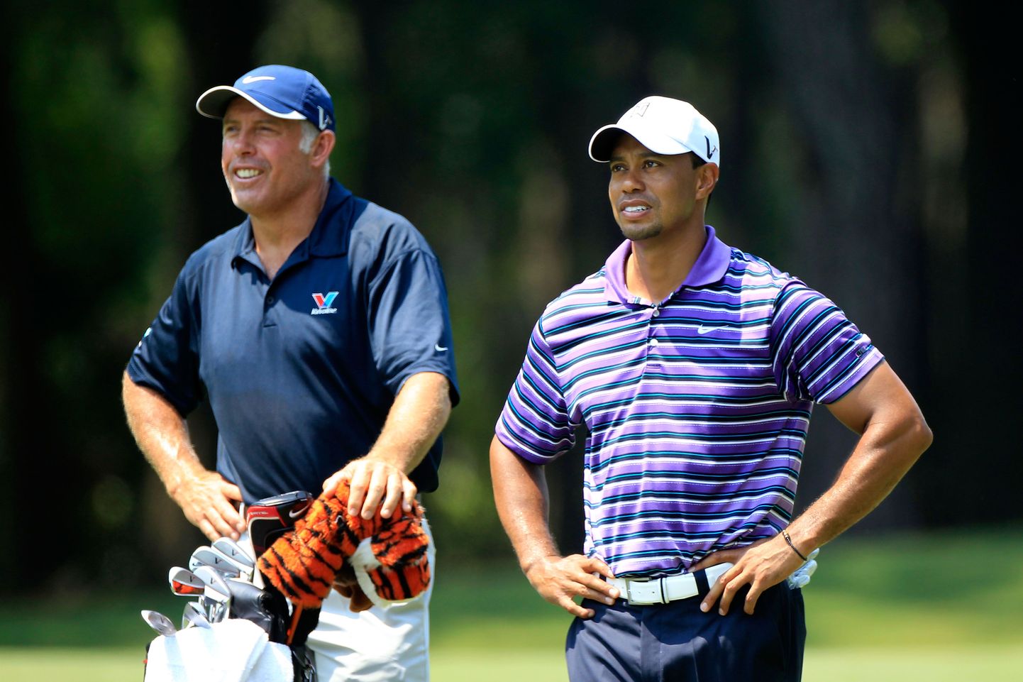 Steve Williams ja Tiger Woods.