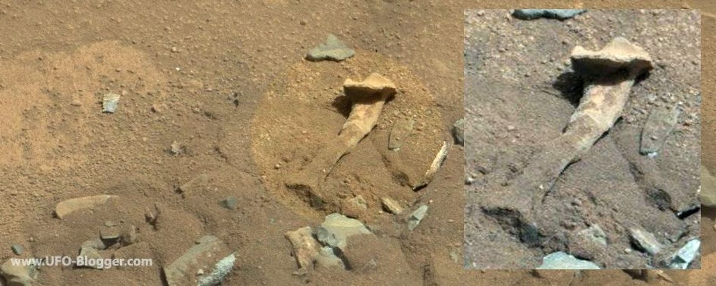NASA Curiosity kulgur leidis Marsilt luu?