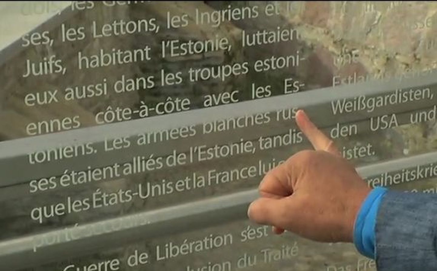 Vabadussõja võidusamba prantsuskeelne tekst on vigu täis.
