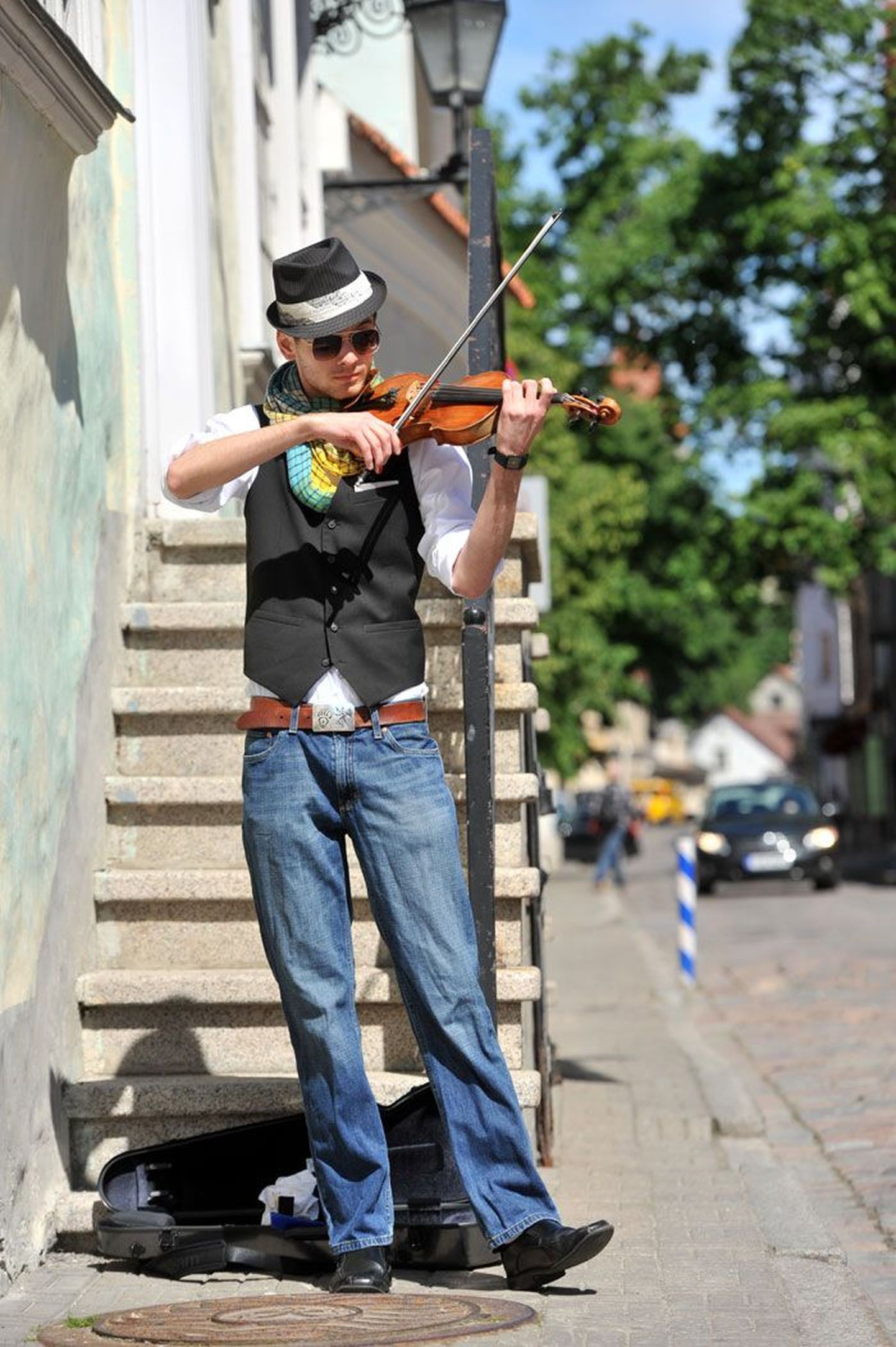 Armastab muusikat: ja seda võib teha ka tänavamuusikuna, leiab Jonas Tarm.