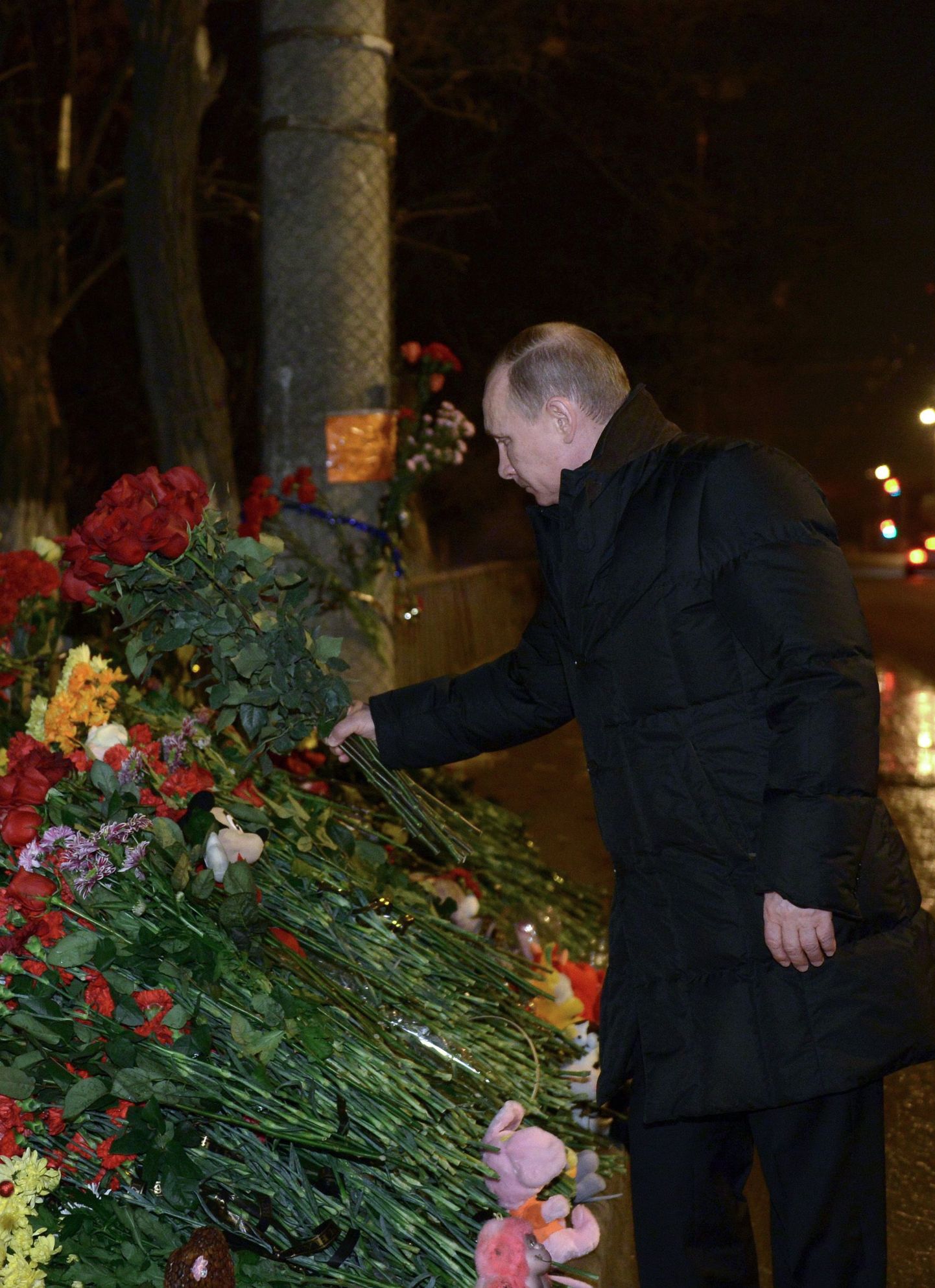 Путин в Волгограде 1 января