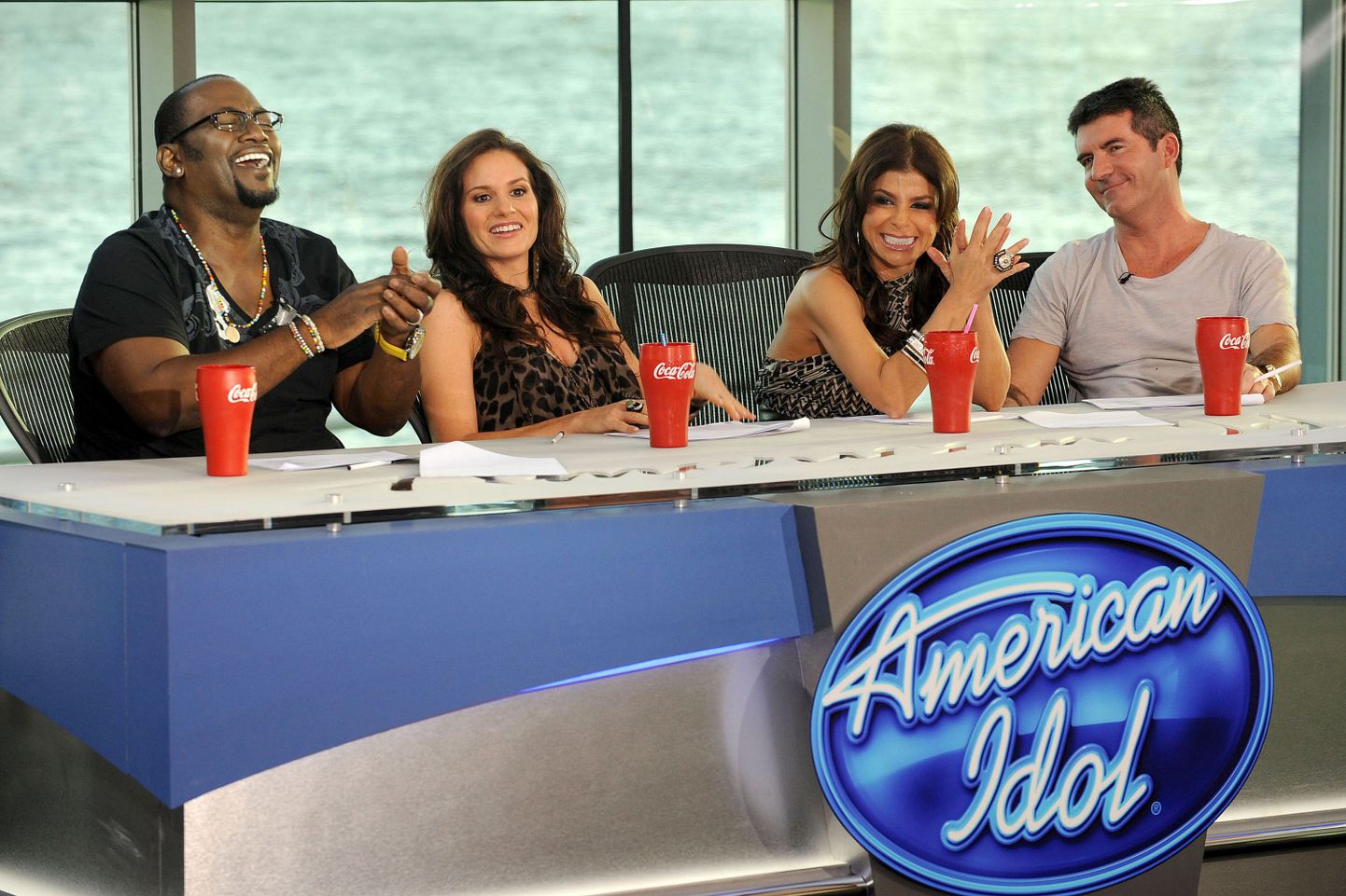 Saate «American Idol» kohtunikud Randy Jackson, Kara DioGuardi, Paula Abdul ja Simon Cowell