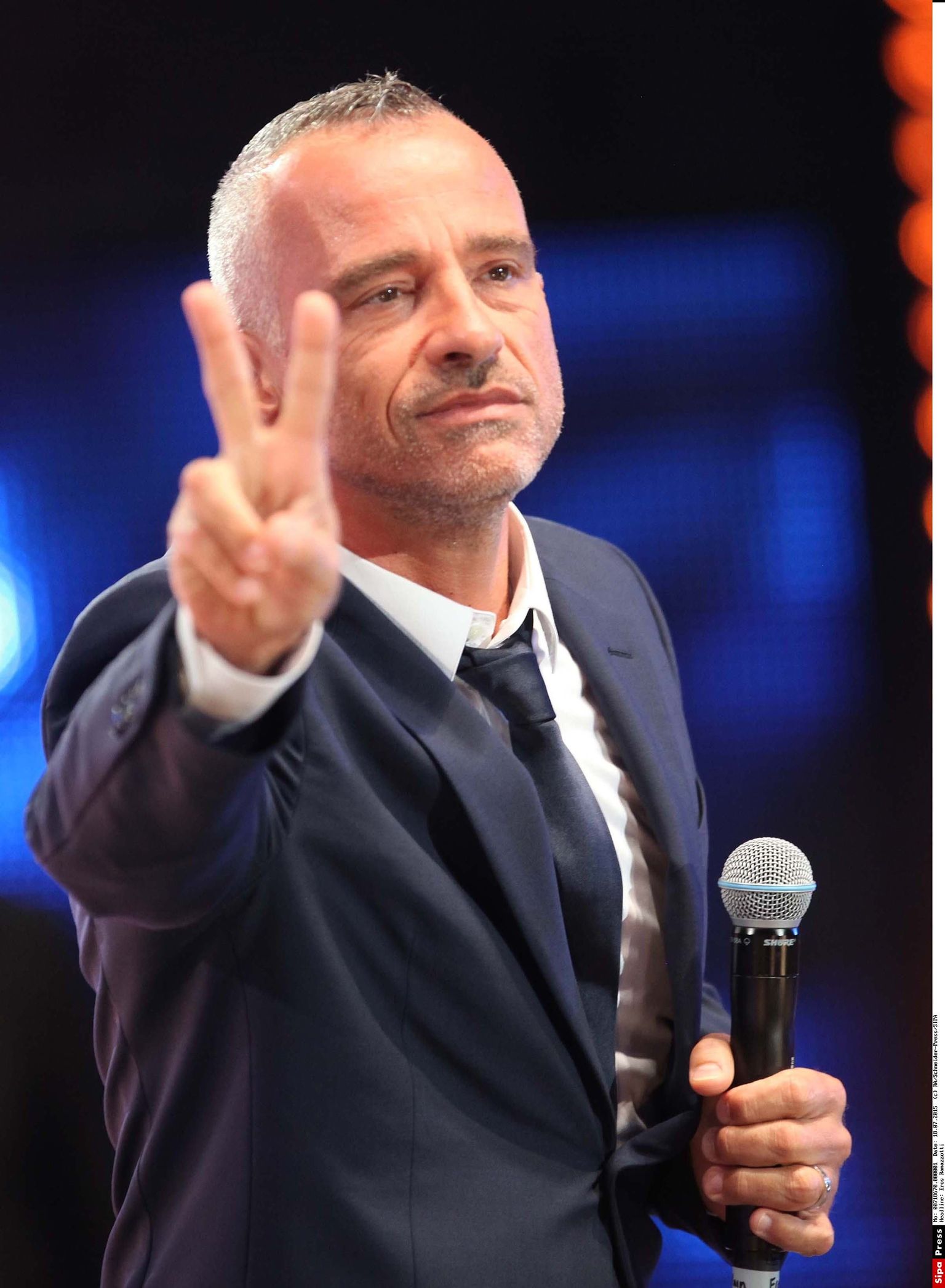 Eros Ramazzotti "Star Night" concert in Klagenfurt Bitte Fotovermerk: Agentur Schneider-Press/RA/SCHNEIDERPRESS_1105.01/Credit:RA/Schneider-Press/SIPA/1507201110