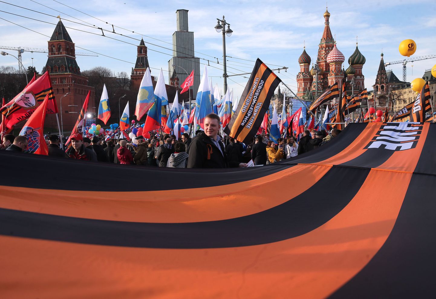 Krimmi annekteerimist taasühendamiseks nimetaval Venemaal tähistati sel kevadel aasta möödumist poolsaare hõivamisest.