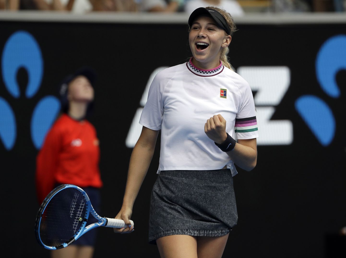 Amanda Anisimova on Austraalia lahtistel tennisemeistrivõistlustel tegemas imelist turniiri.