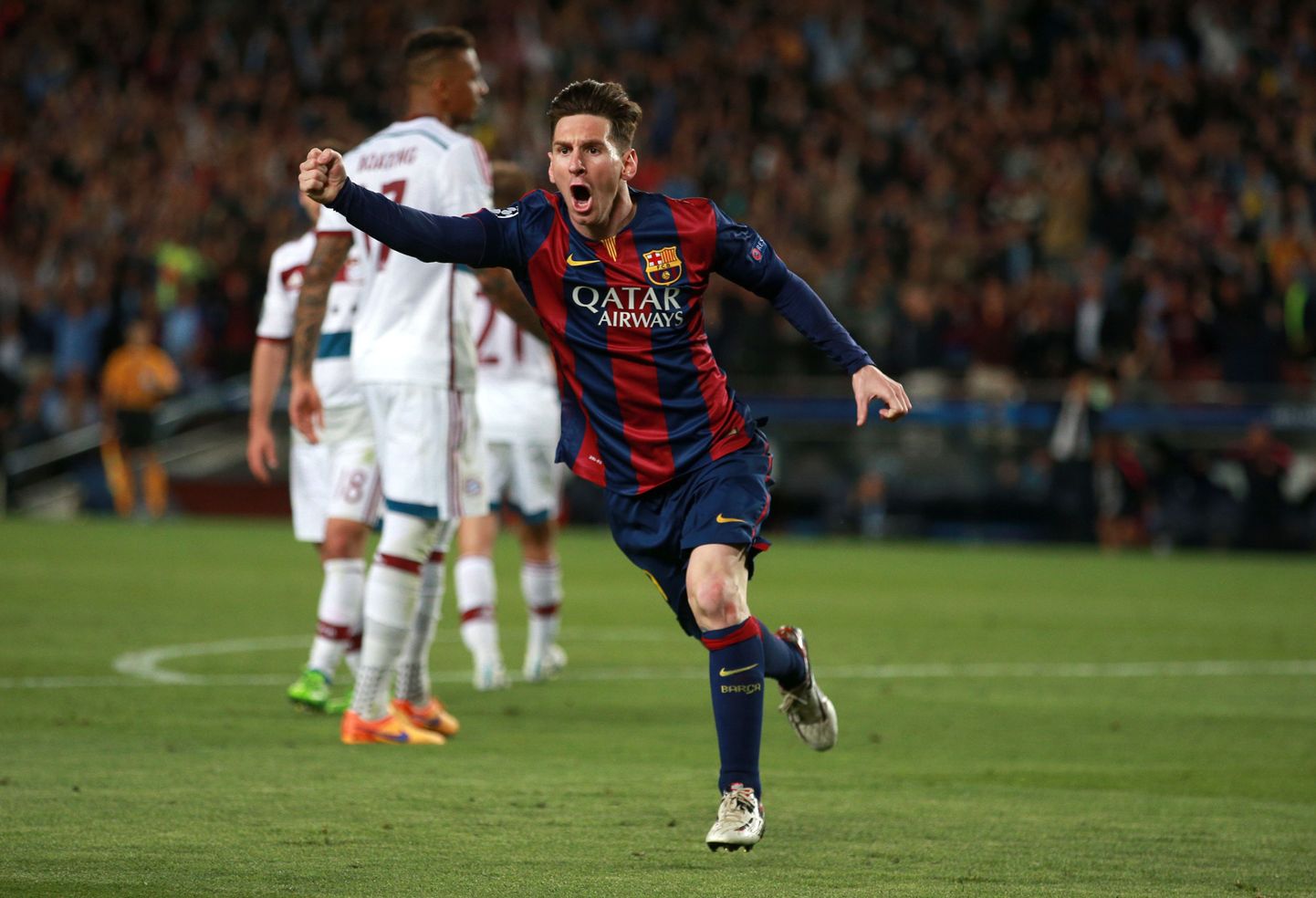 Lionel Messi, kelle arvele jäi täna kaks väravat.