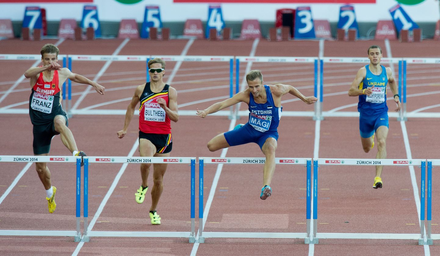 Kergejõustiku Euroopa meistrivõistlused 2014. 400m tj. Rasmus Mägi. Poolfinaal.