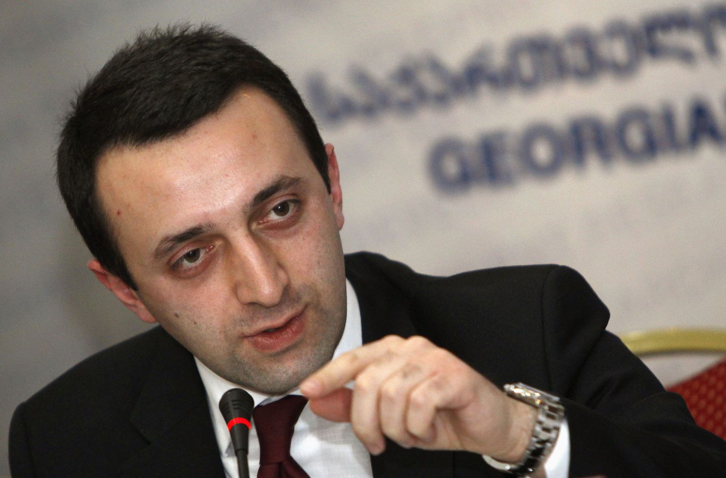 Gruusia senine siseminister Irakli  Garibašvili.