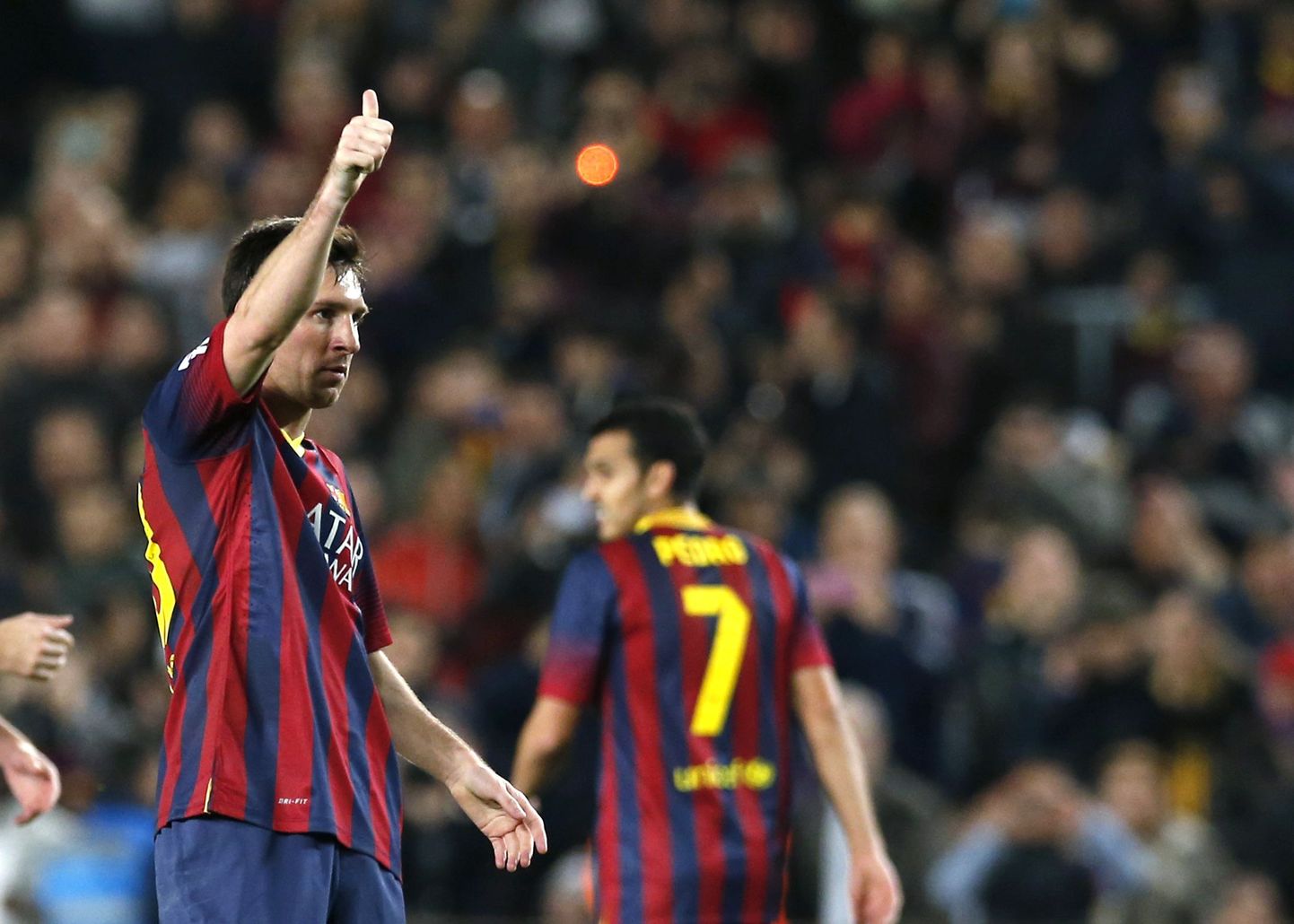 FC Barcelona suurim staar Lionel Messi teenis ja realiseeris Manchester City vastu penalti.