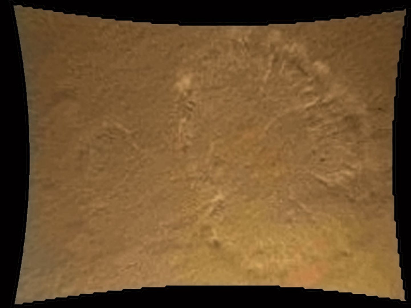 Marsi-kulguri Curiosity edastatud värvipilt Gale`i kraatrist
