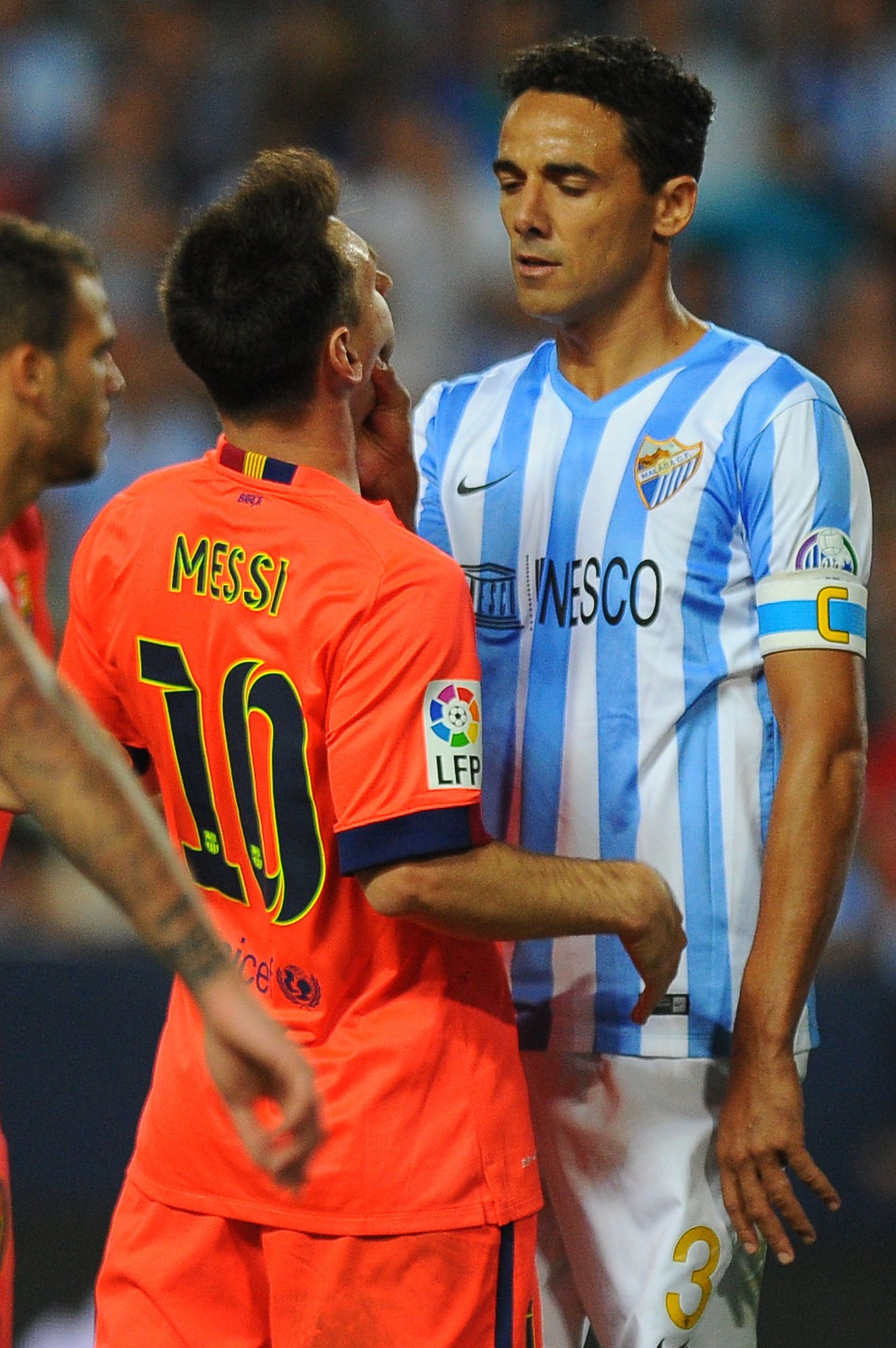 Lionel Messi (vasakul) ja Weligton.