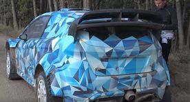 Видео: эстонский гонщик испытывает автомобиль для следующего ЧМ