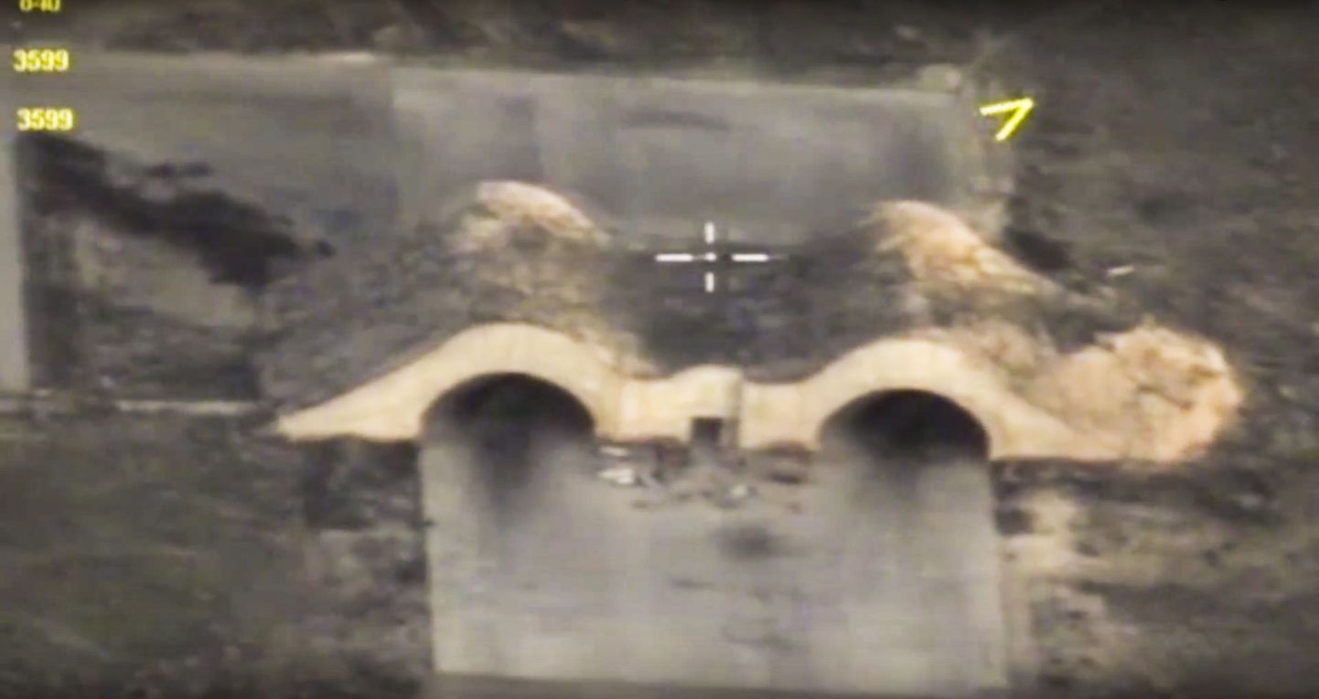 Вид с воздуха на базу Сирийских военно-воздушных сил.