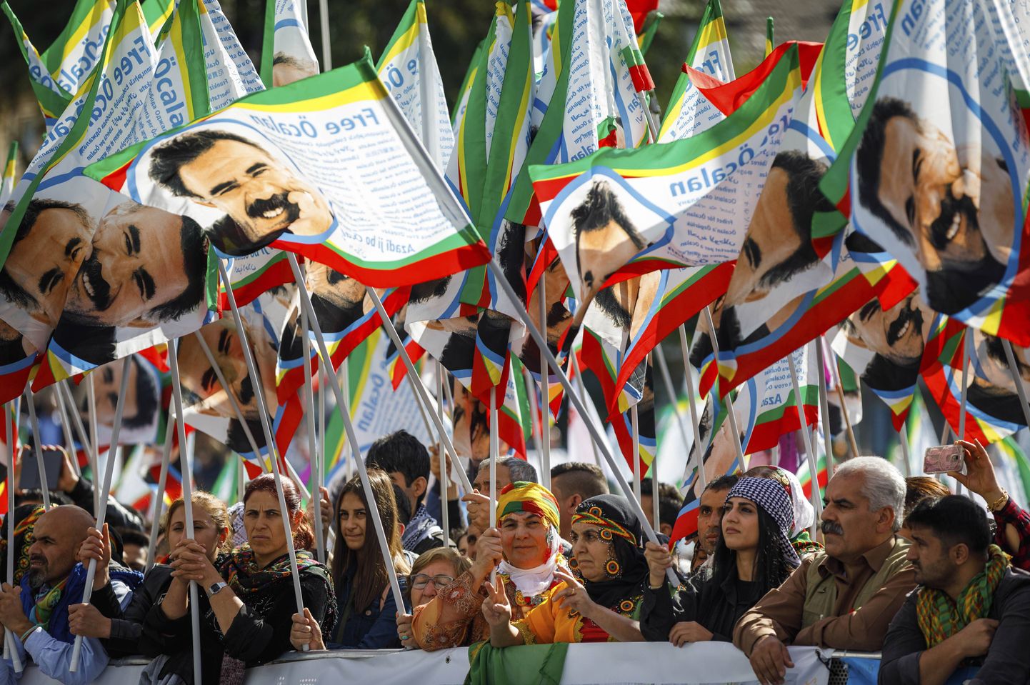 Kurdistani iseseisvusreferendumi pooldajad.