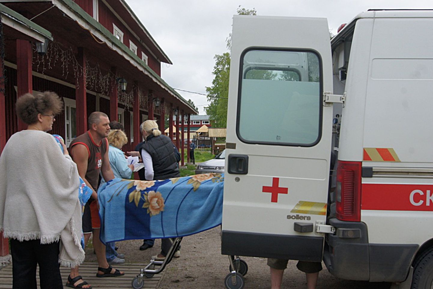 Спасательная операция в лагере Сямозеро.