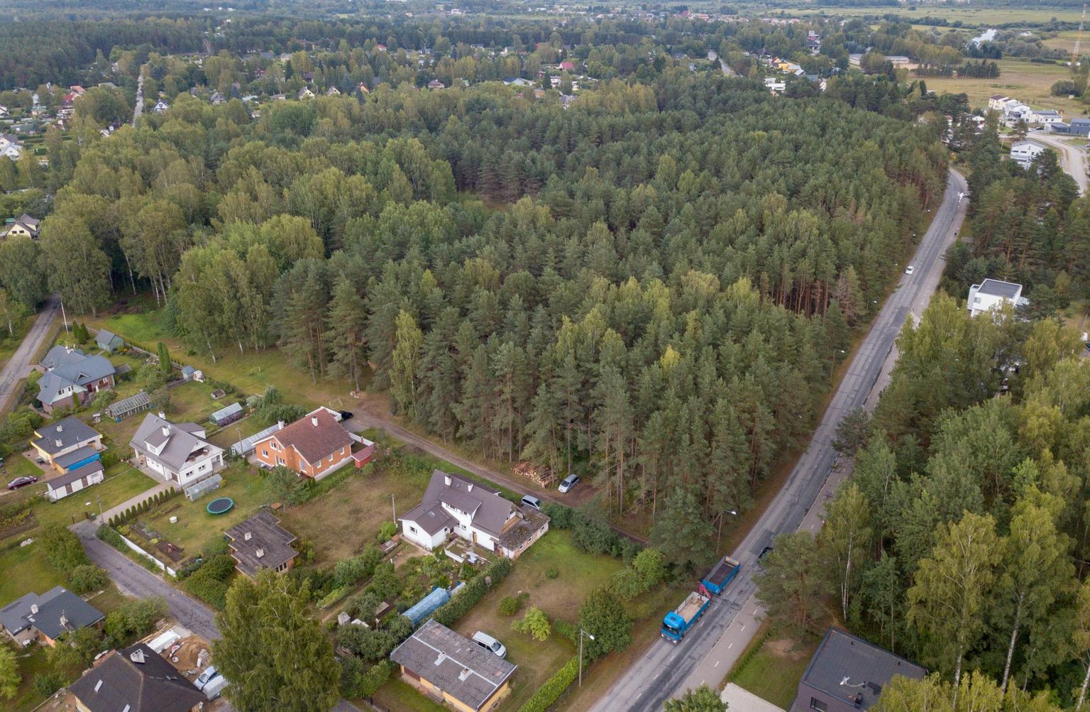 Ihaste elanikud kardavad, et detailplaneeringu teostumise korral kaob metsasalu.