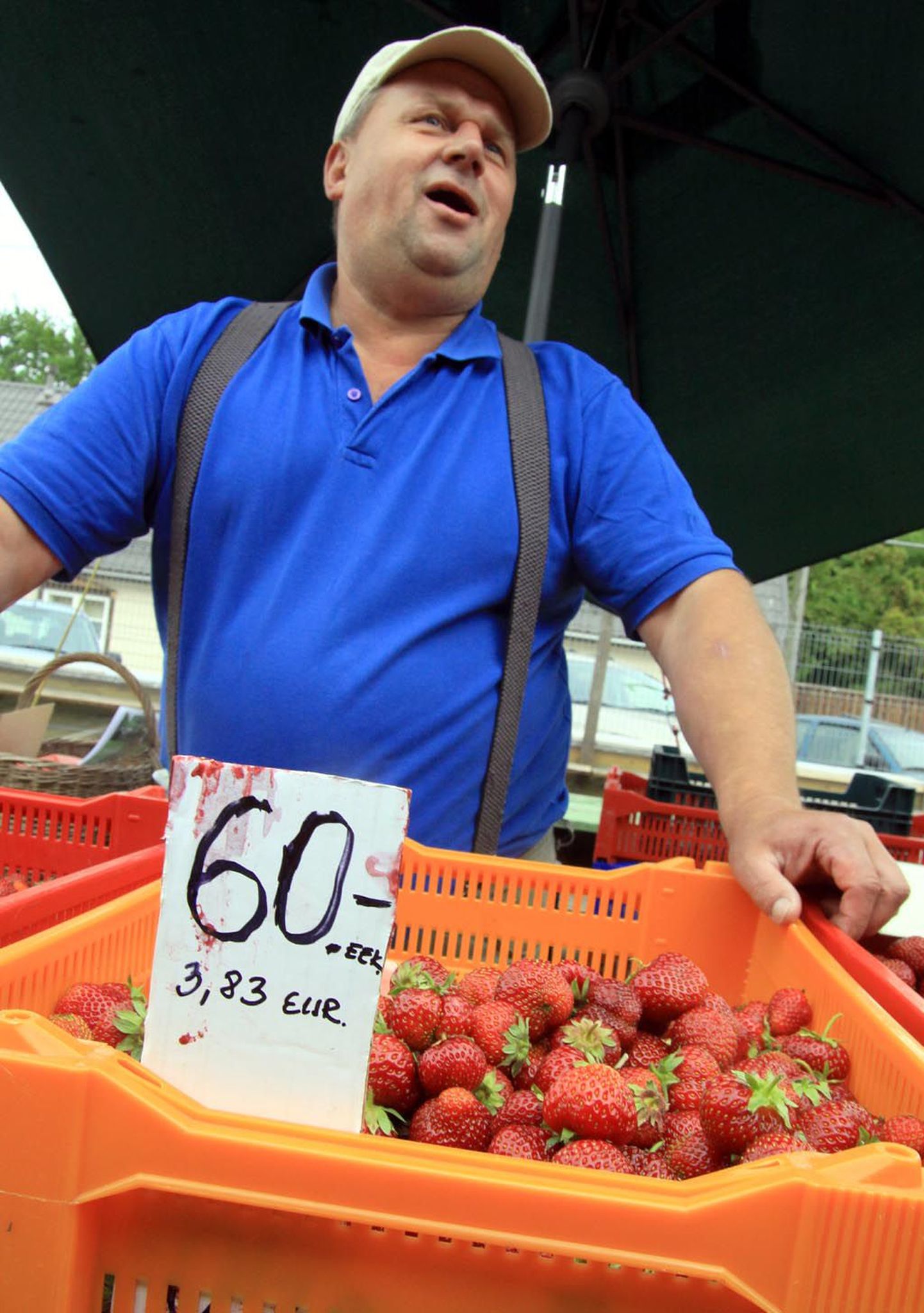 Urmas Isanda väitel on kroonides ja eurodes väljendatud hinnast hoopis olulisem, et turul ostetaks eelkõige Eesti, mitte aga Poola maasikaid.