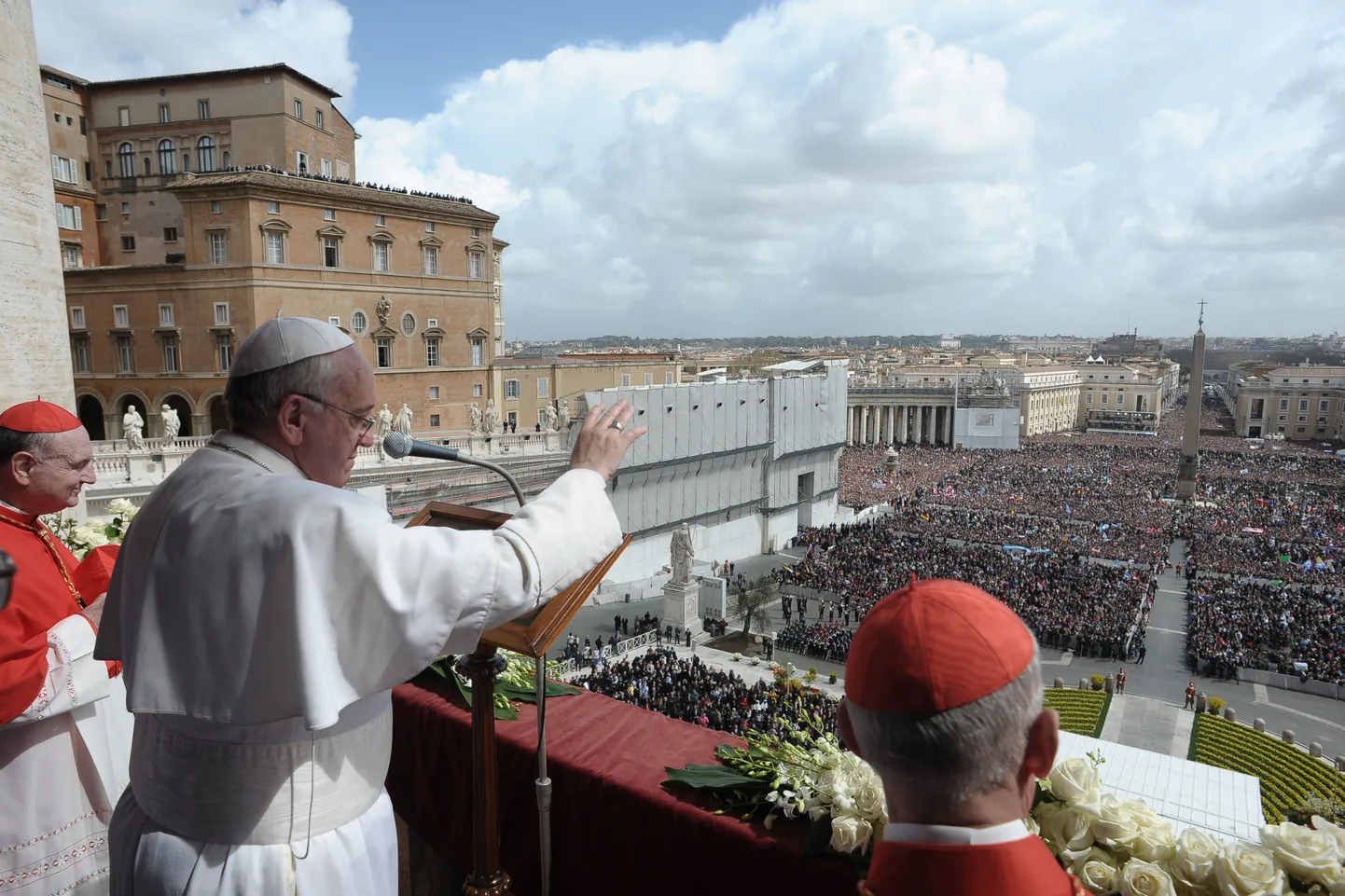 Paavst Franciscuse traditsioniline pöördumine «Urbi et orbi».