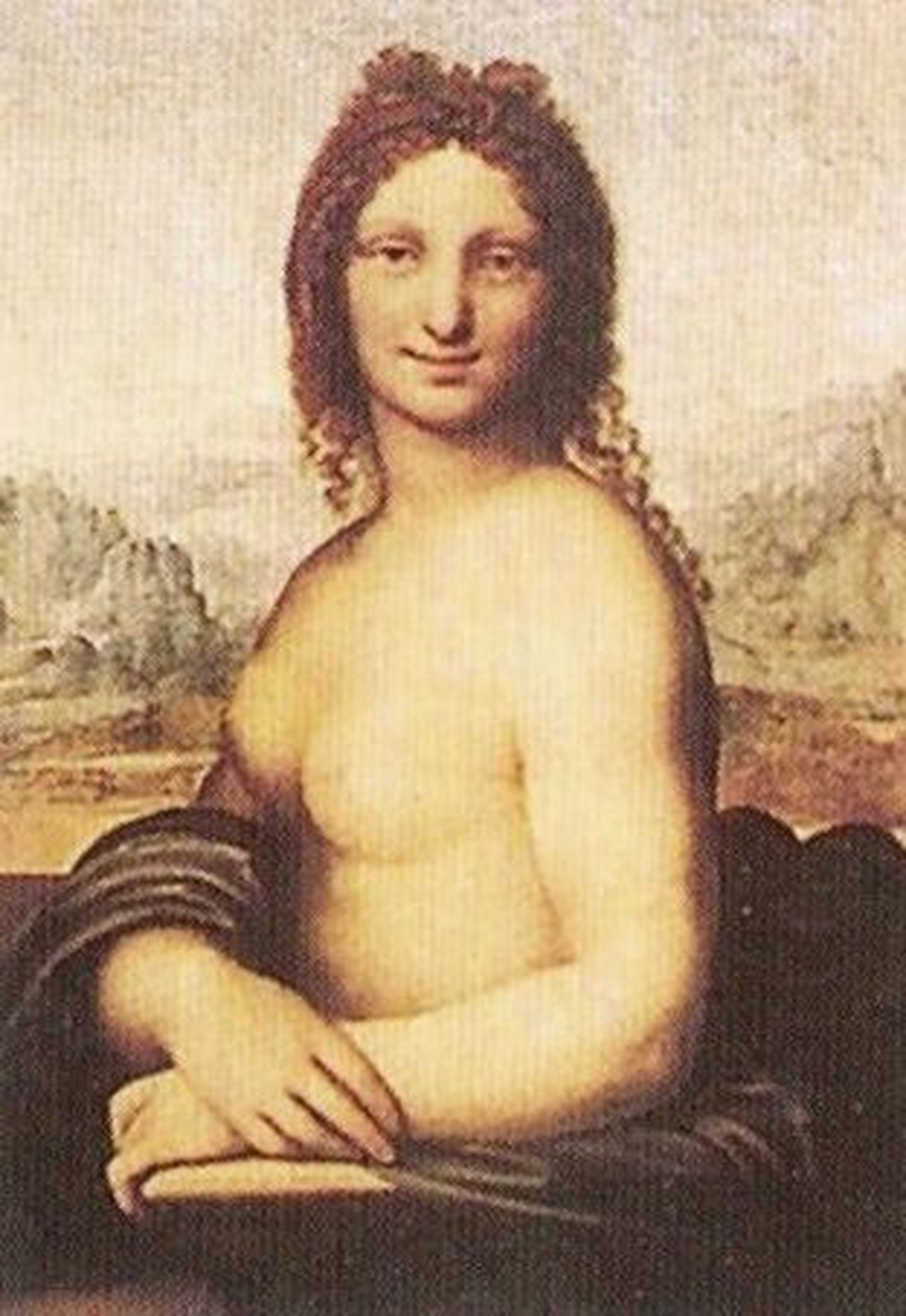 Leonardo da Vinci maalis Mona Lisat aktina?