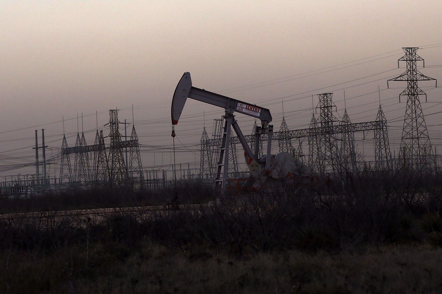 Nafta tootmine Odessas, Texase osariigis USAs.