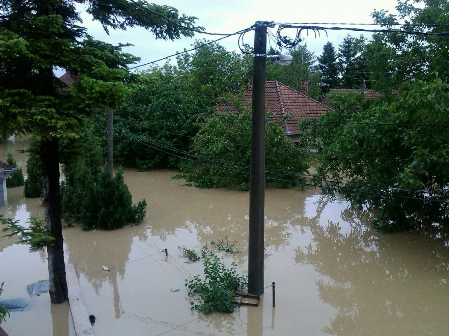 Vaade Dušan Sisici rõdult pärast üleujutust.
