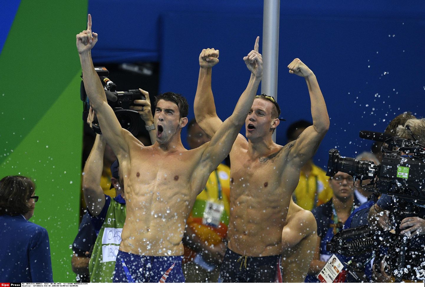 Taas kuldmedal. Michael Phelps on nüüd võitnud olümpiamängudel 19 kuldset medalit.