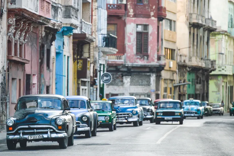 Tänav Kuuba pealinnas Havannas. Foto: Scanpix/Artur Widak/Sipa
