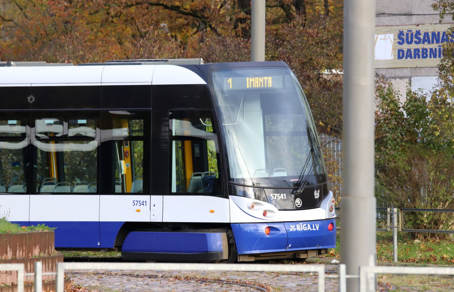 1. tramvajs galapunktā Juglā.