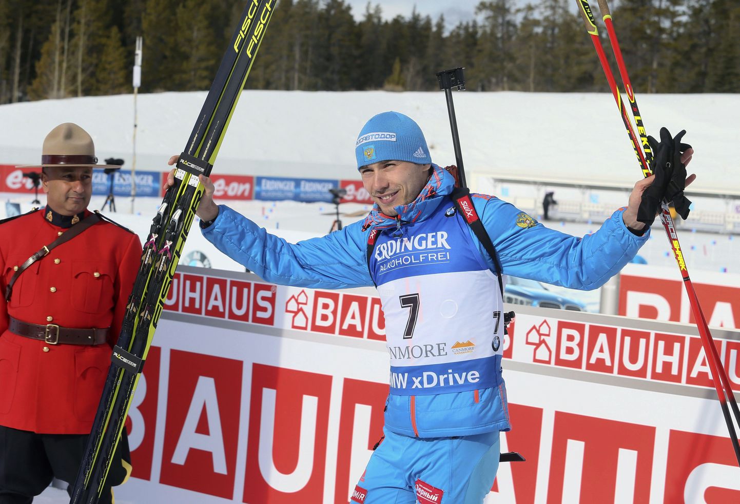 Антон Шипулин после гонки.