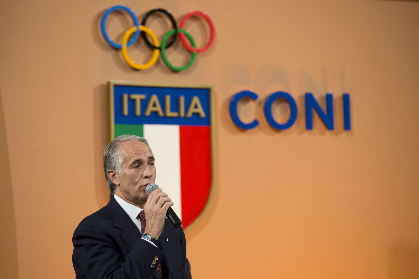 Itaalia olümpiakommitee president Giovanni Malago