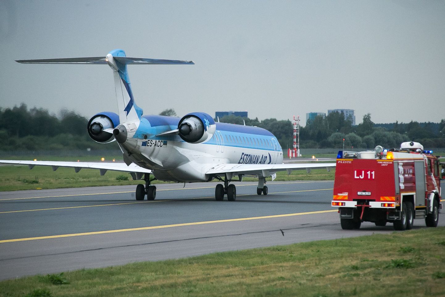 Intsident Estonian Airi lennukiga juhtus 14. augustil