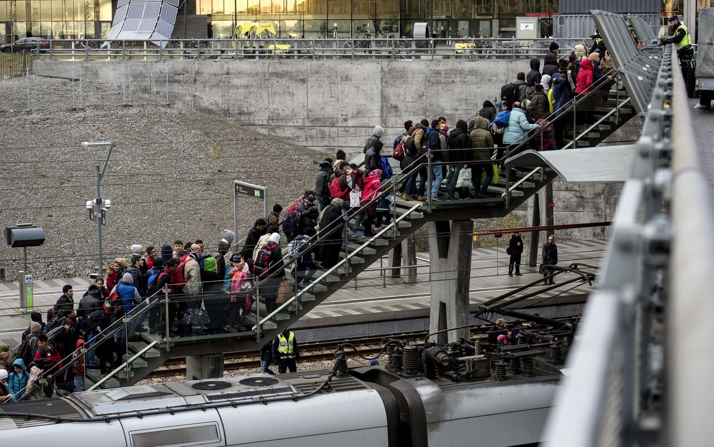 Taanist saabunud immigrandid Rootsis.