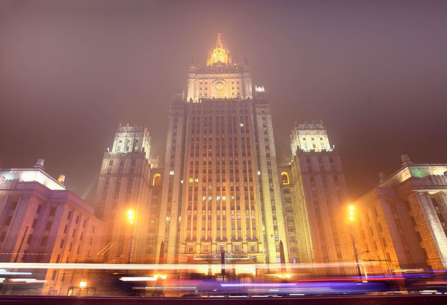 Vene välisministeeriumi hoone Moskvas.