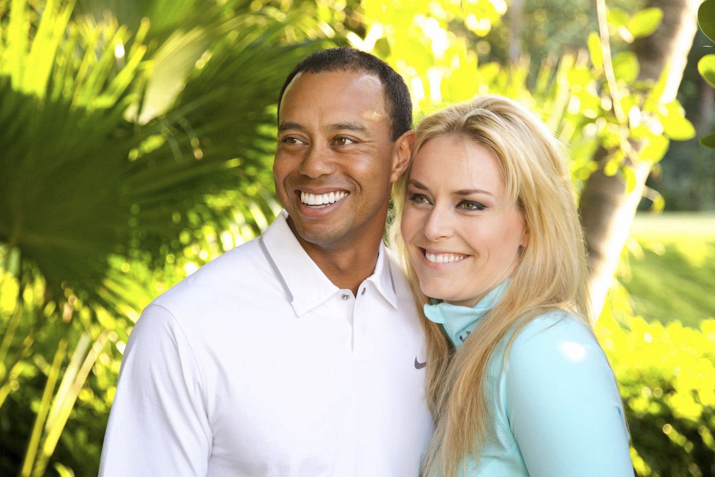 Tiger Woods ja Lindsey Vonn.