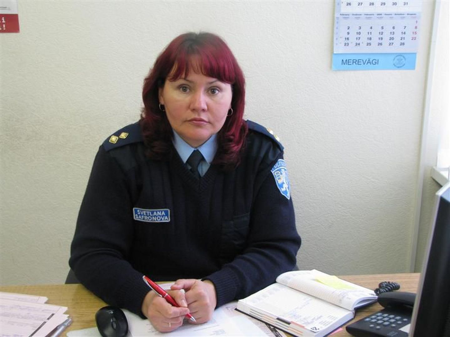 Ida Politseiprefektuuri Jõhvi politseiosakonna komissar Svetlana Safronova