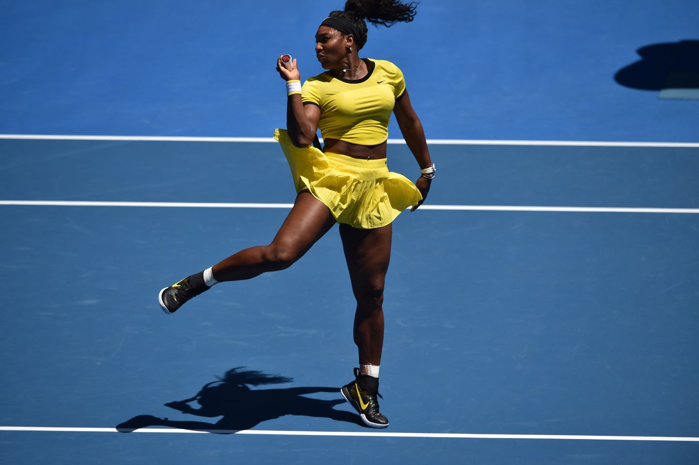 Serena Williams Austraalia lahtistel.