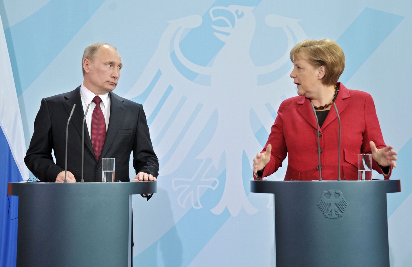 Vladimir Putini kohtumine Angela Merkeliga 1. juunil Berliinis