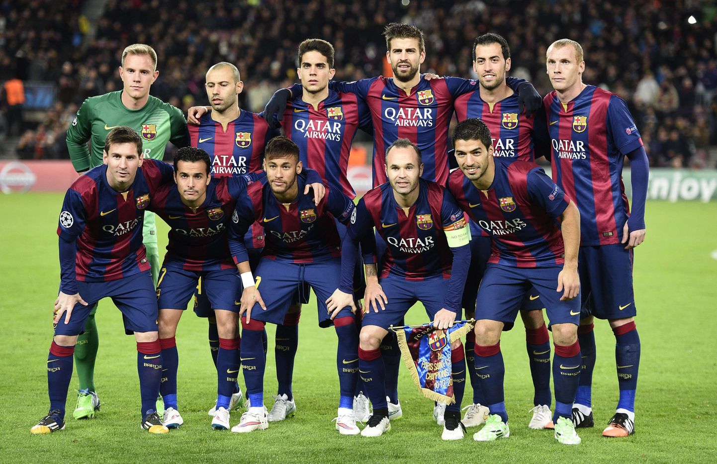 Barcelona mängijad.