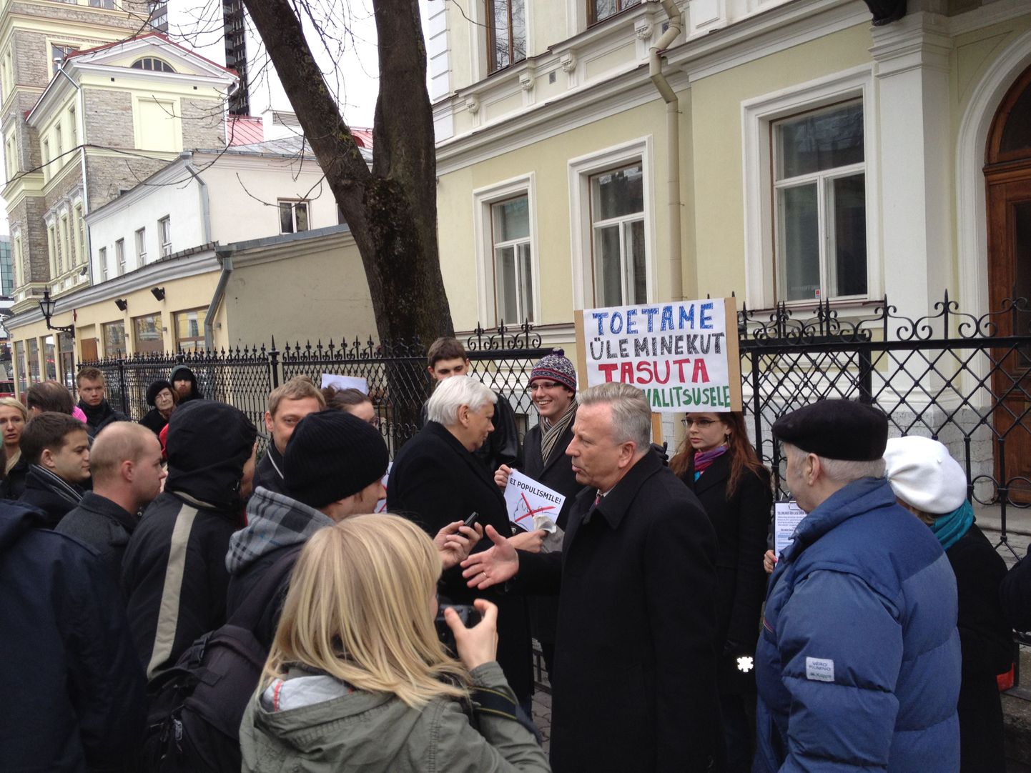 Meeleavaldus Tallinna linnavolikogu ees