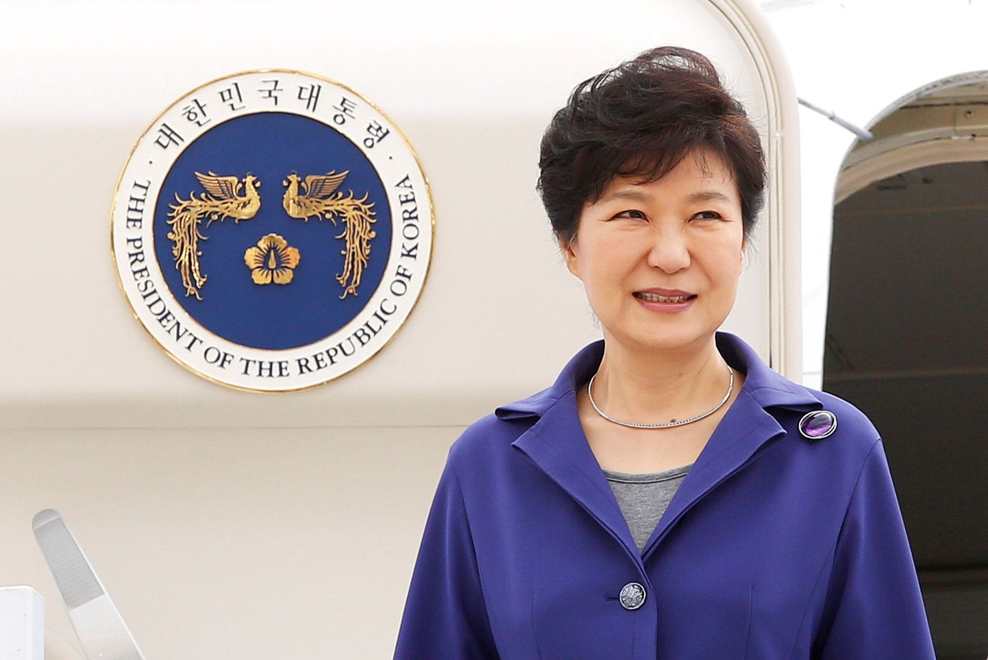 Lõuna-Korea peatatud volitustega president Park Geun-hye.