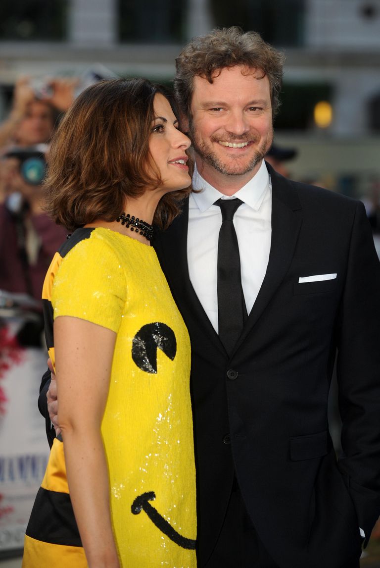 Colin Firth ja ta naine Livia Giuggioli
