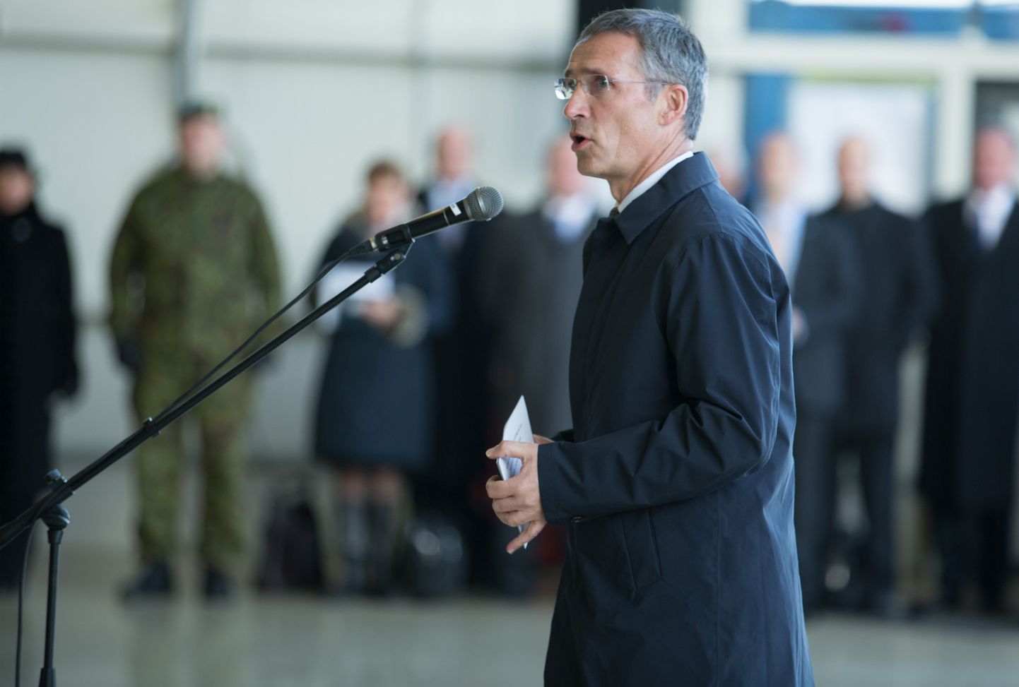 NATO peasekretär Jens Stoltenberg Ämaris mullu novembris.
