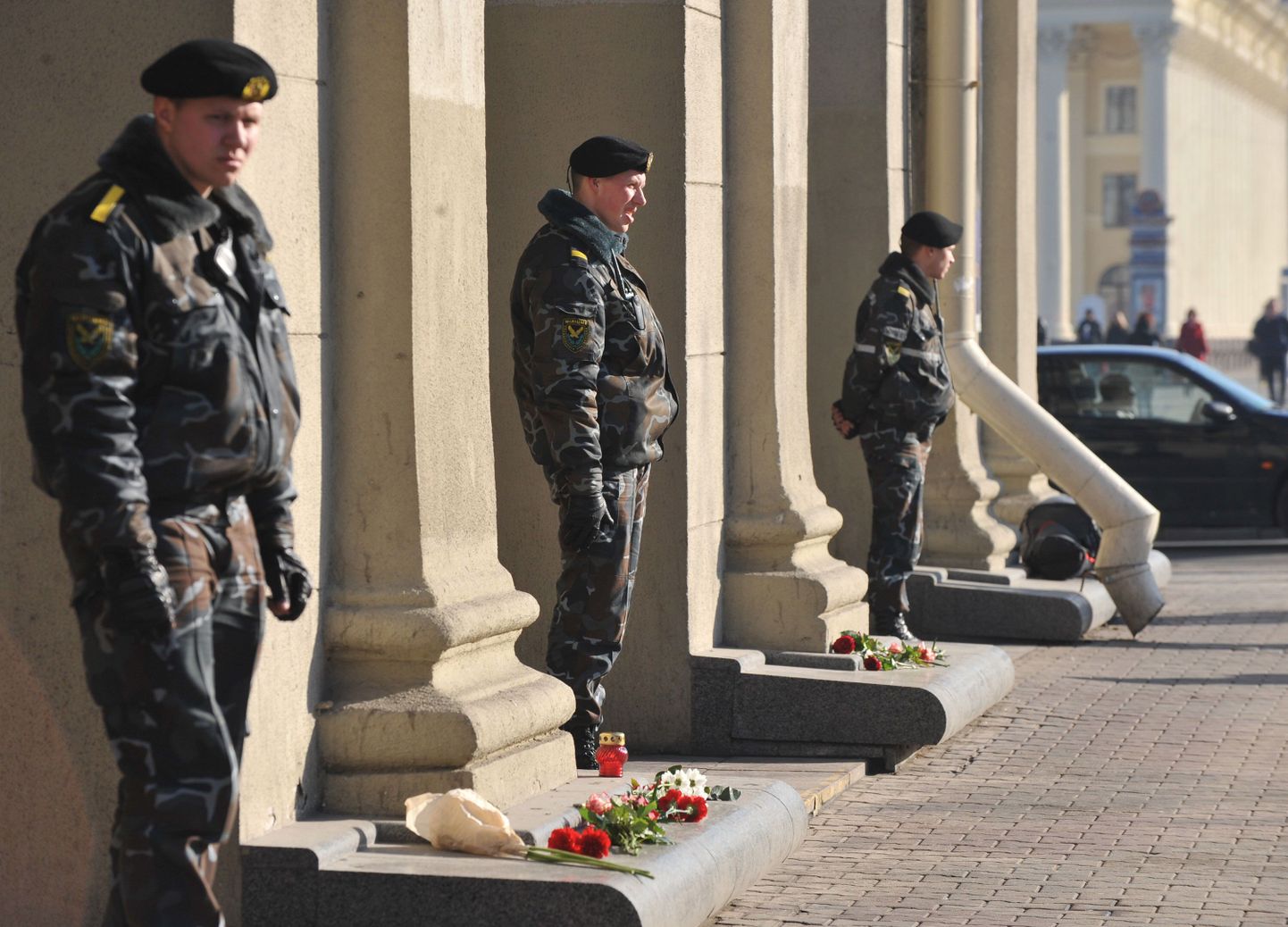 Минск после теракта.