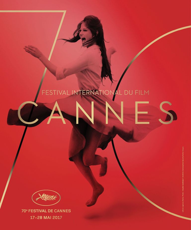 Juubelifestivali plakatil on kujutatud Claudia Cardinalet. Festival 70, Cardinale 78 aastat! / Cannes'i filmifestival