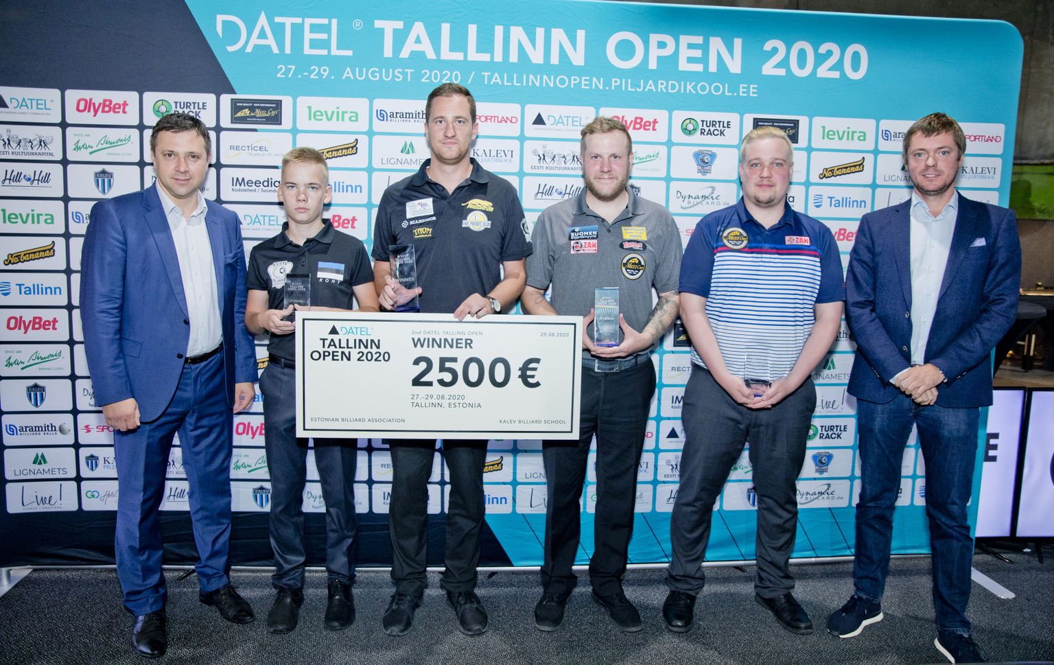 Pildil vasakult: Vadim Belobrovtsev, Sander Kont, Denis Grabe, Jani Siekkinen, Petri Makkonen, Kristjan Kuusik