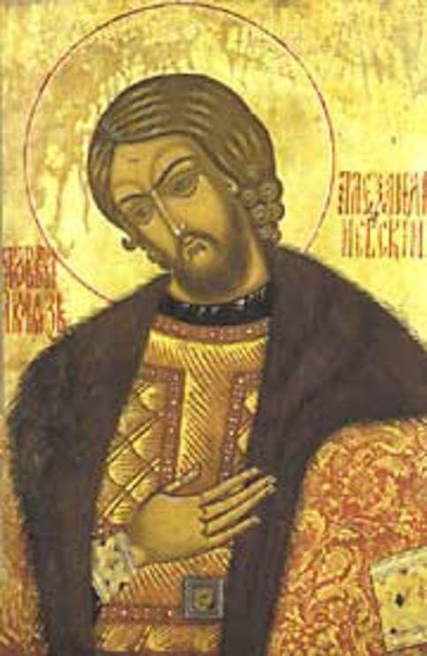 Aleksandr Nevski ikoon.