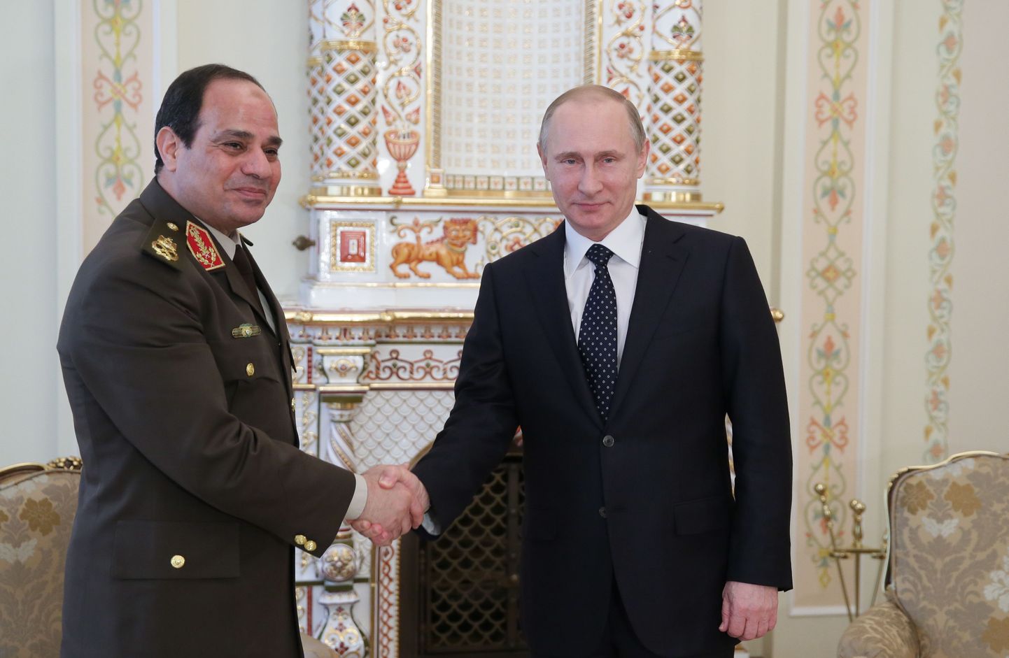 Valdimir Putin ja Abdel Fattah el-Sisi