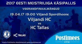 Käsipalli otsepilt: Viljandi alistas veerandfinaalseeria avamängus Tallase